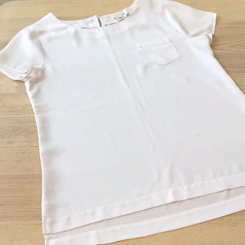 J. Crew ivory blouse